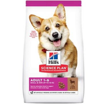 Храна за куче Hill's Science Plan Adult 1-6 Small & Mini с агнешко и ориз - 300гр