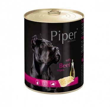 Консерва за куче Piper with Beef tripes - с говеждо шкембе - 800гр.