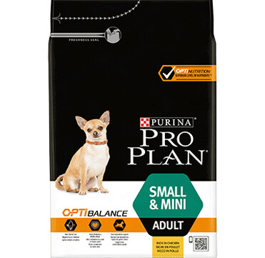 PURINA® PRO PLAN® Small & Mini Adult с OPTIBALANCE™, богата на пиле