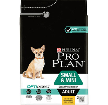 Purina Pro Plan Small & Mini Adult SENSITIVE DIGESTION с агнешко - 3кг