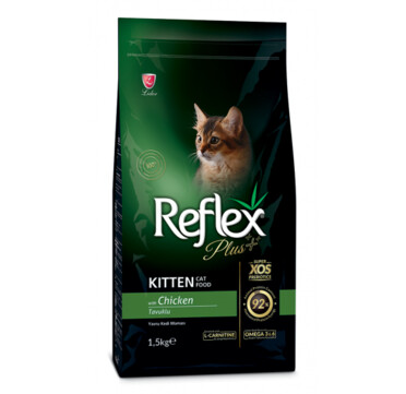 Reflex Plus Chicken Kitten - Пълноценна храна за подрастващи котки от всички породи с пилешко месо